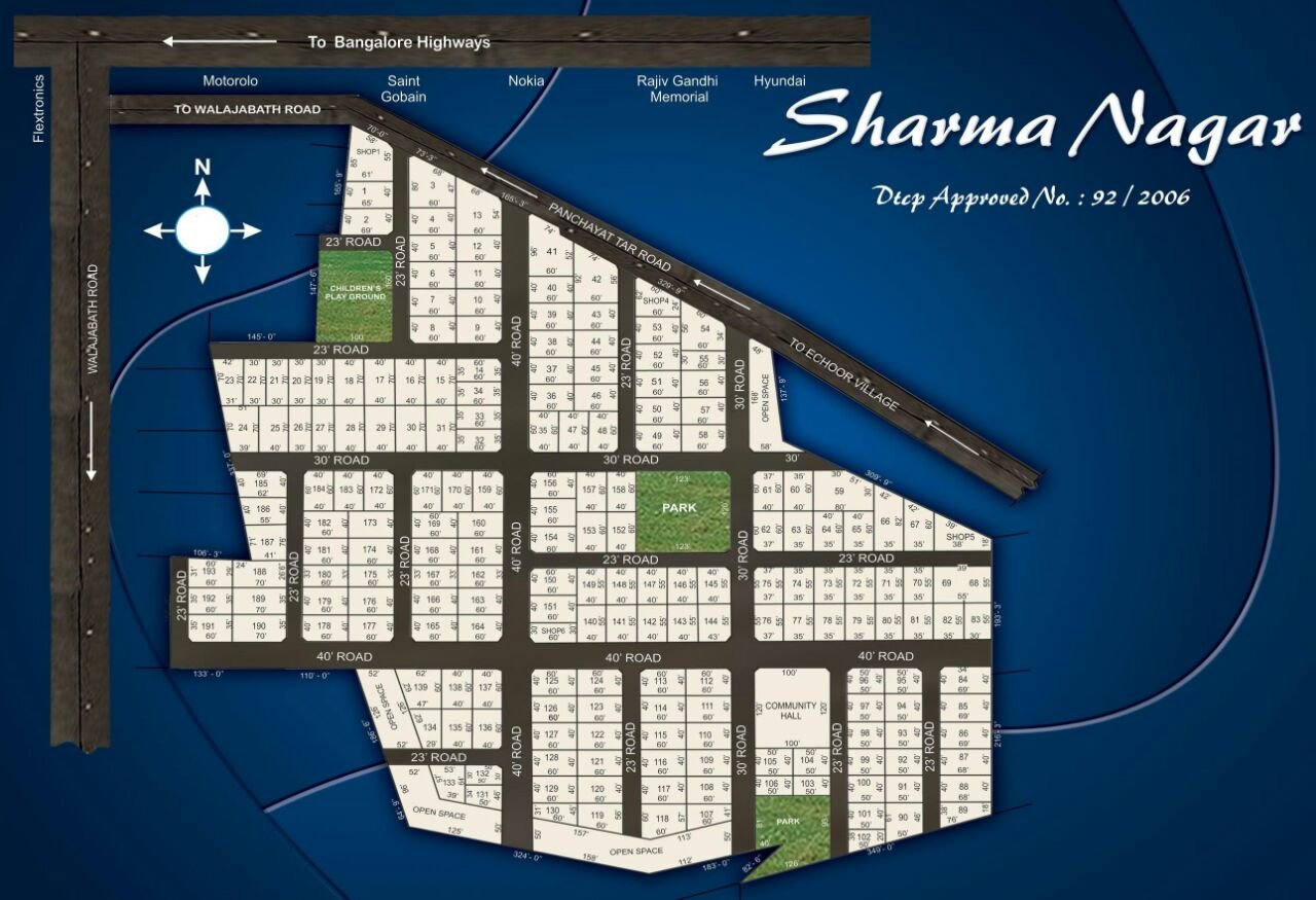 Mother Theresa Nagar layout Pinjivakkam